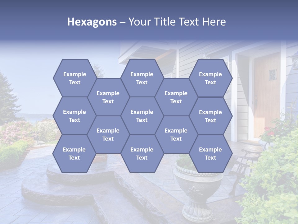 Interior Of The Entrance To The House PowerPoint Template