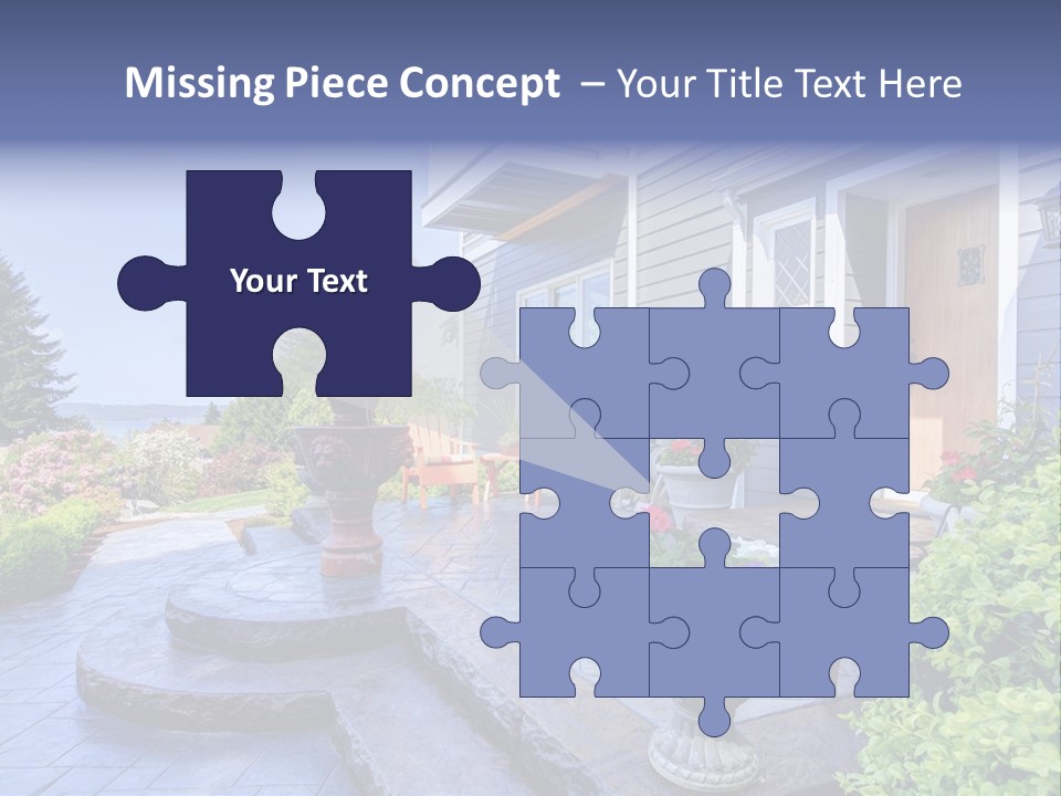 Interior Of The Entrance To The House PowerPoint Template