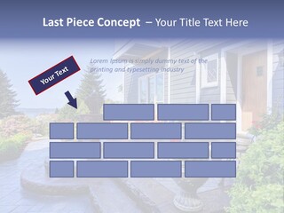 Interior Of The Entrance To The House PowerPoint Template