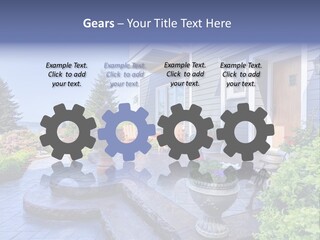 Interior Of The Entrance To The House PowerPoint Template