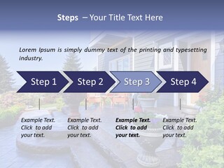 Interior Of The Entrance To The House PowerPoint Template