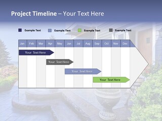 Interior Of The Entrance To The House PowerPoint Template
