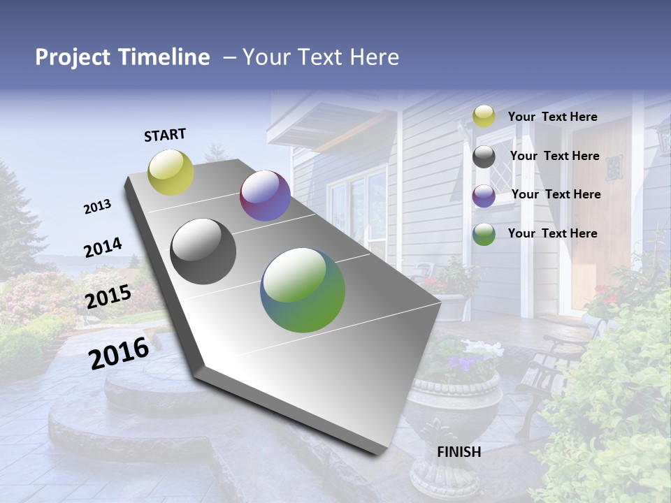 Interior Of The Entrance To The House PowerPoint Template