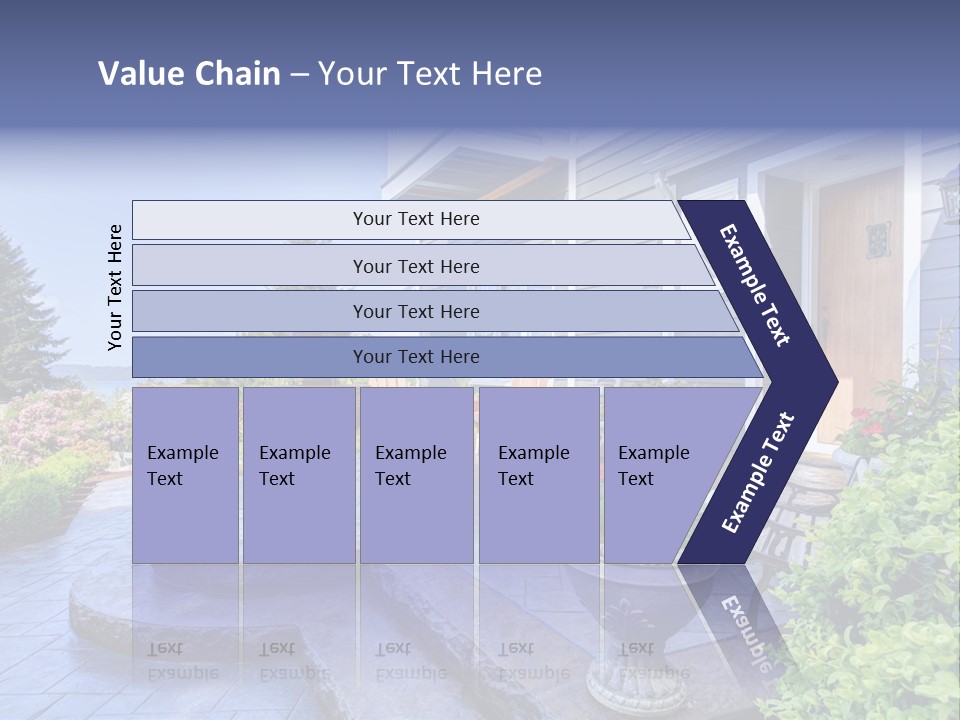 Interior Of The Entrance To The House PowerPoint Template
