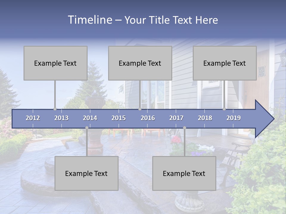 Interior Of The Entrance To The House PowerPoint Template