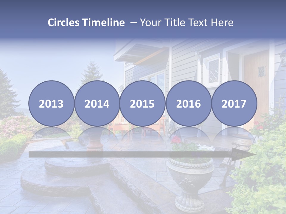 Interior Of The Entrance To The House PowerPoint Template