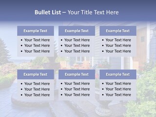 Interior Of The Entrance To The House PowerPoint Template