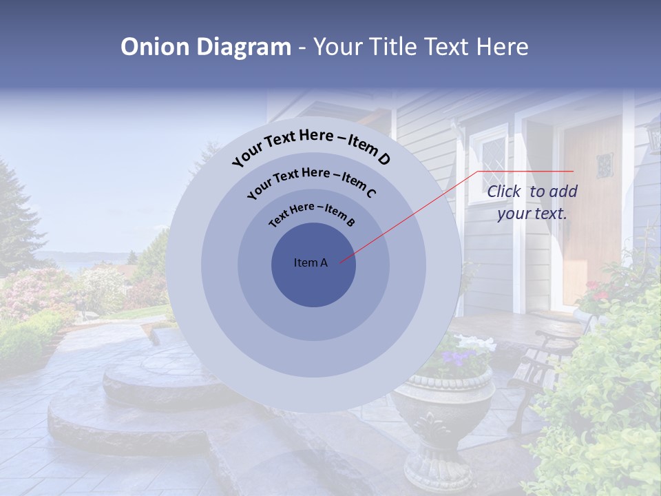 Interior Of The Entrance To The House PowerPoint Template