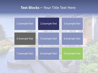 Interior Of The Entrance To The House PowerPoint Template