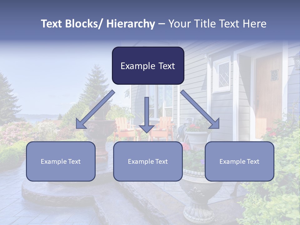Interior Of The Entrance To The House PowerPoint Template