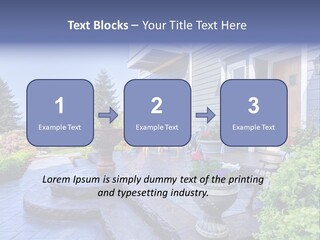 Interior Of The Entrance To The House PowerPoint Template