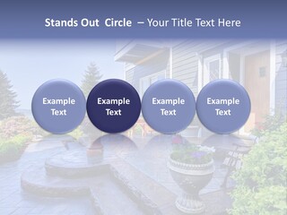 Interior Of The Entrance To The House PowerPoint Template