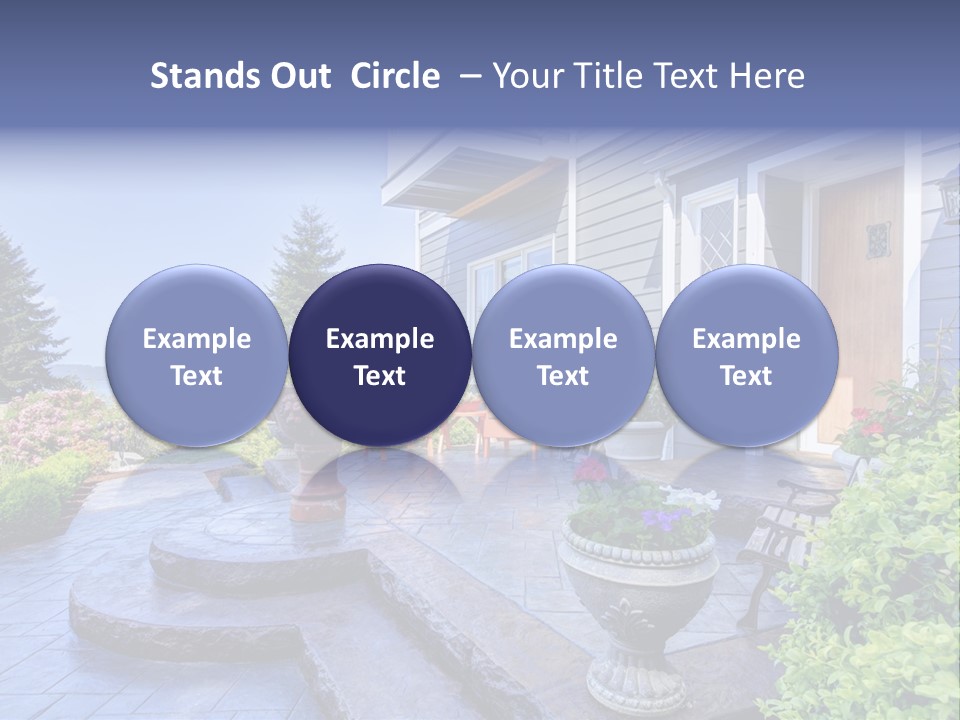 Interior Of The Entrance To The House PowerPoint Template