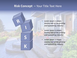 Interior Of The Entrance To The House PowerPoint Template