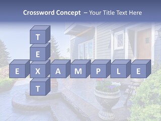 Interior Of The Entrance To The House PowerPoint Template