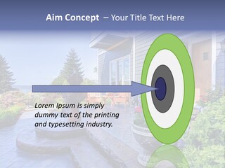 Interior Of The Entrance To The House PowerPoint Template