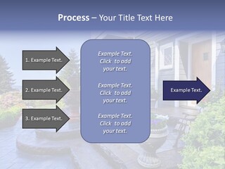 Interior Of The Entrance To The House PowerPoint Template