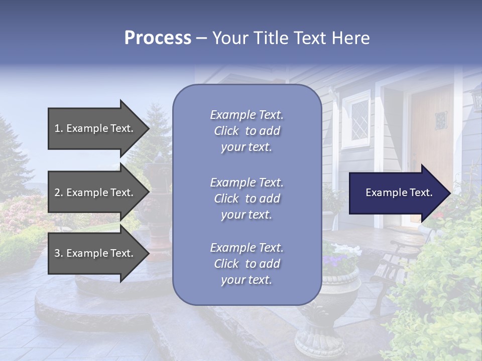 Interior Of The Entrance To The House PowerPoint Template