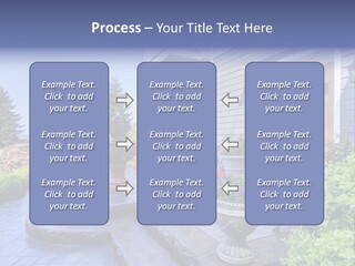 Interior Of The Entrance To The House PowerPoint Template