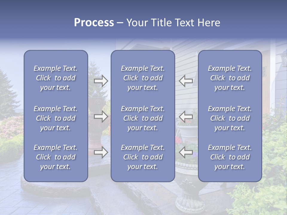 Interior Of The Entrance To The House PowerPoint Template