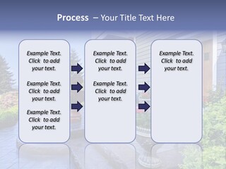 Interior Of The Entrance To The House PowerPoint Template