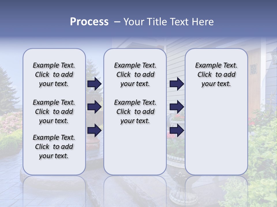 Interior Of The Entrance To The House PowerPoint Template