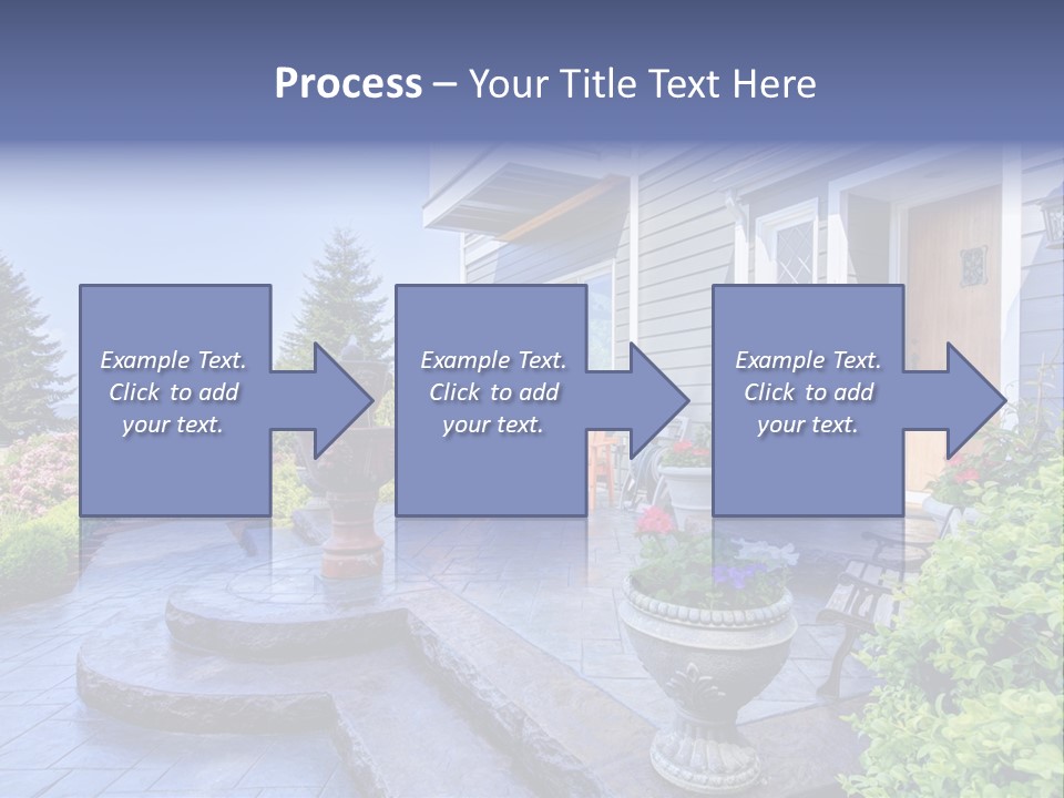 Interior Of The Entrance To The House PowerPoint Template