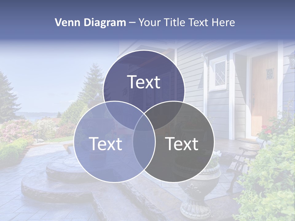 Interior Of The Entrance To The House PowerPoint Template