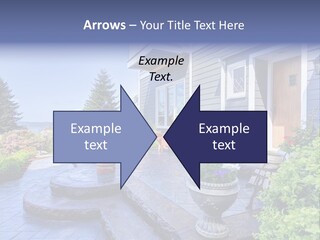 Interior Of The Entrance To The House PowerPoint Template