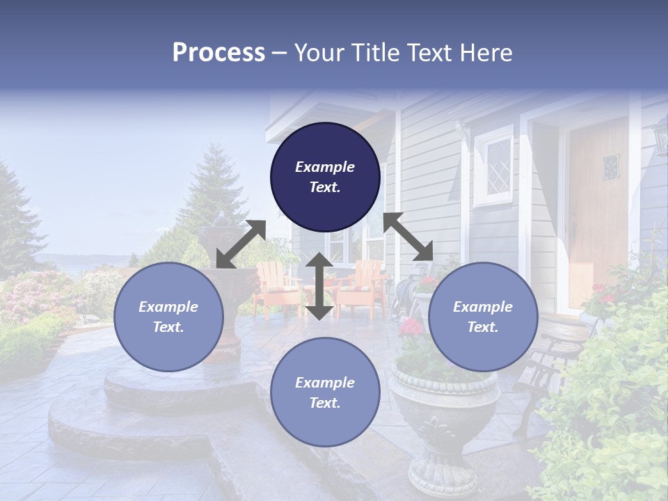 Interior Of The Entrance To The House PowerPoint Template
