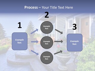 Interior Of The Entrance To The House PowerPoint Template