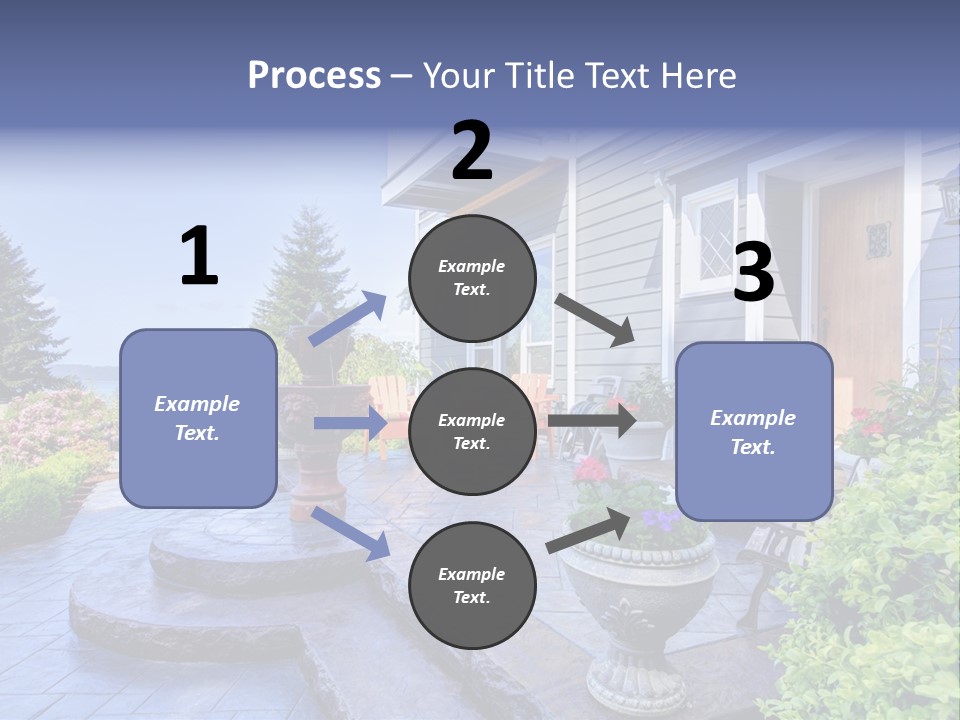 Interior Of The Entrance To The House PowerPoint Template