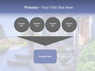 Interior Of The Entrance To The House PowerPoint Template