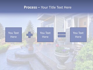 Interior Of The Entrance To The House PowerPoint Template