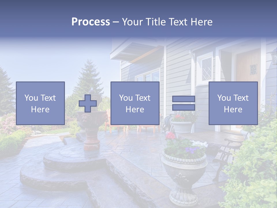Interior Of The Entrance To The House PowerPoint Template