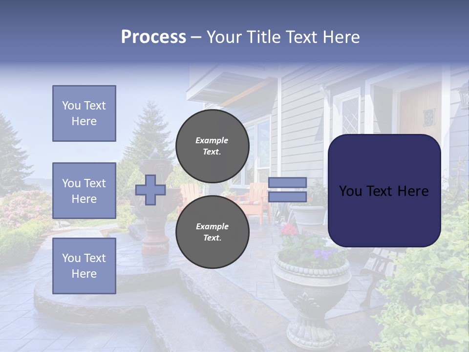 Interior Of The Entrance To The House PowerPoint Template