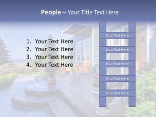 Interior Of The Entrance To The House PowerPoint Template