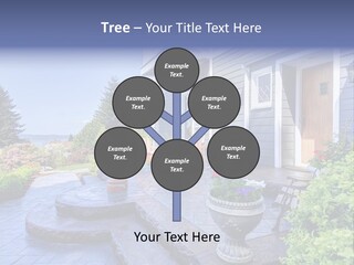 Interior Of The Entrance To The House PowerPoint Template
