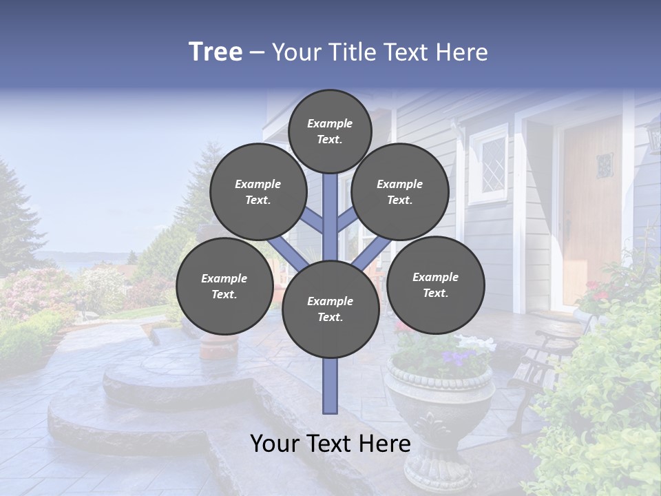 Interior Of The Entrance To The House PowerPoint Template