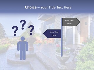 Interior Of The Entrance To The House PowerPoint Template