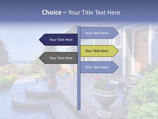 Interior Of The Entrance To The House PowerPoint Template