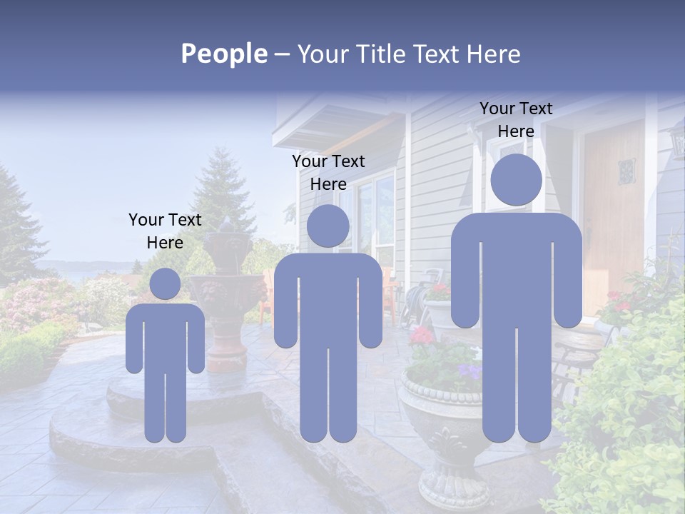 Interior Of The Entrance To The House PowerPoint Template