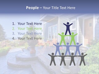 Interior Of The Entrance To The House PowerPoint Template