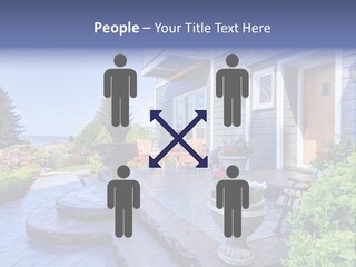 Interior Of The Entrance To The House PowerPoint Template