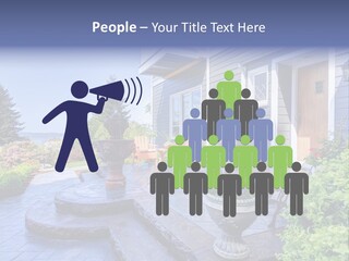 Interior Of The Entrance To The House PowerPoint Template