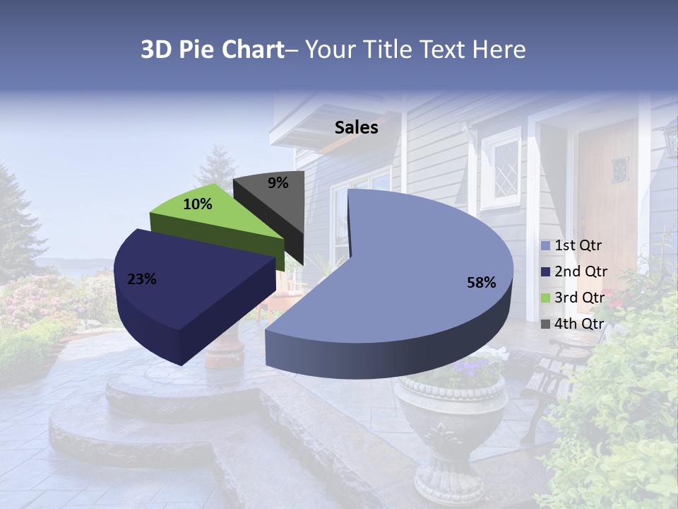 Interior Of The Entrance To The House PowerPoint Template