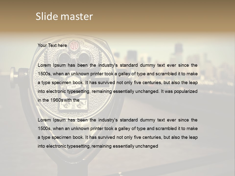 Telescope Observation PowerPoint Template