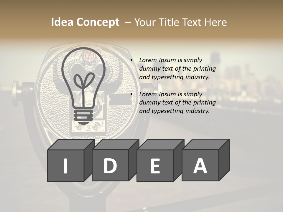 Telescope Observation PowerPoint Template