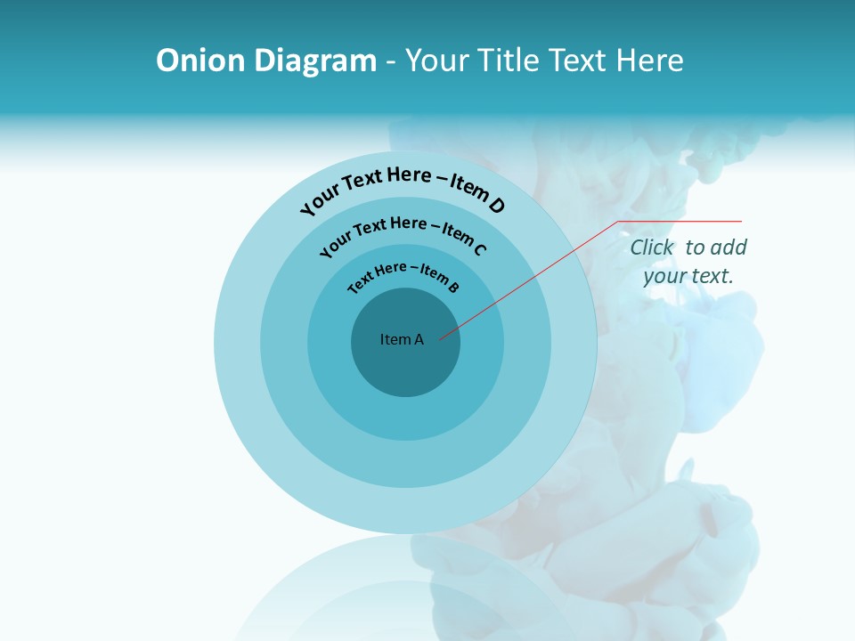 Turquoise Smoke PowerPoint Template