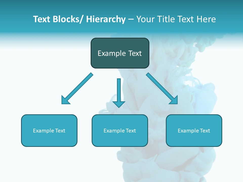 Turquoise Smoke PowerPoint Template
